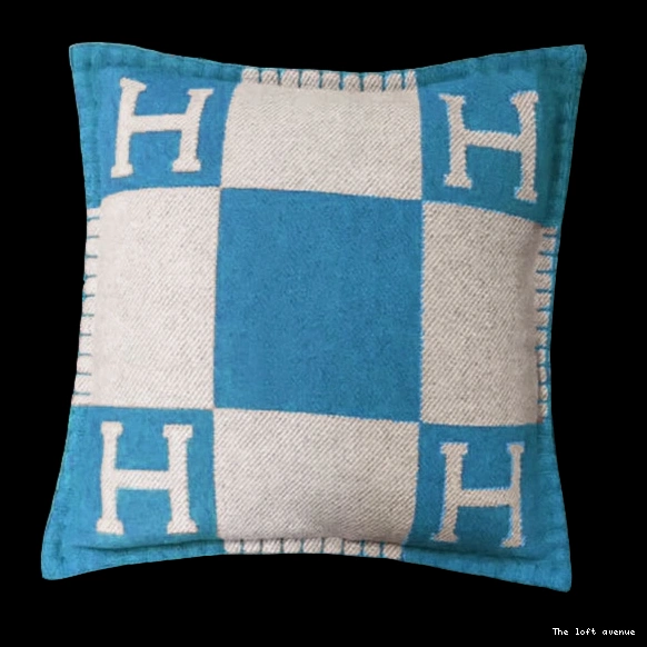 WOOL HERMES PILLOW THROW CLASSIC 0807